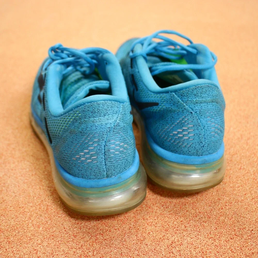 Nike Air Max Blue Lagoon Black 806771-400 Shoes Sneakers Mens Size 11